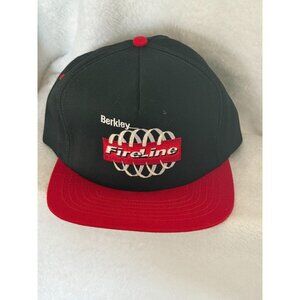 Berkley Fireline Embroidered Logo Snapback Hat Cap Made in USA
